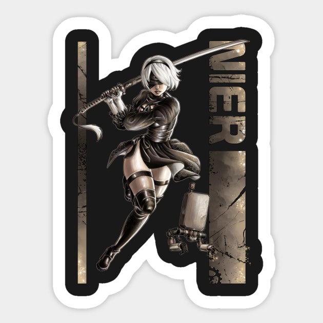 Nier Sticker by saqman